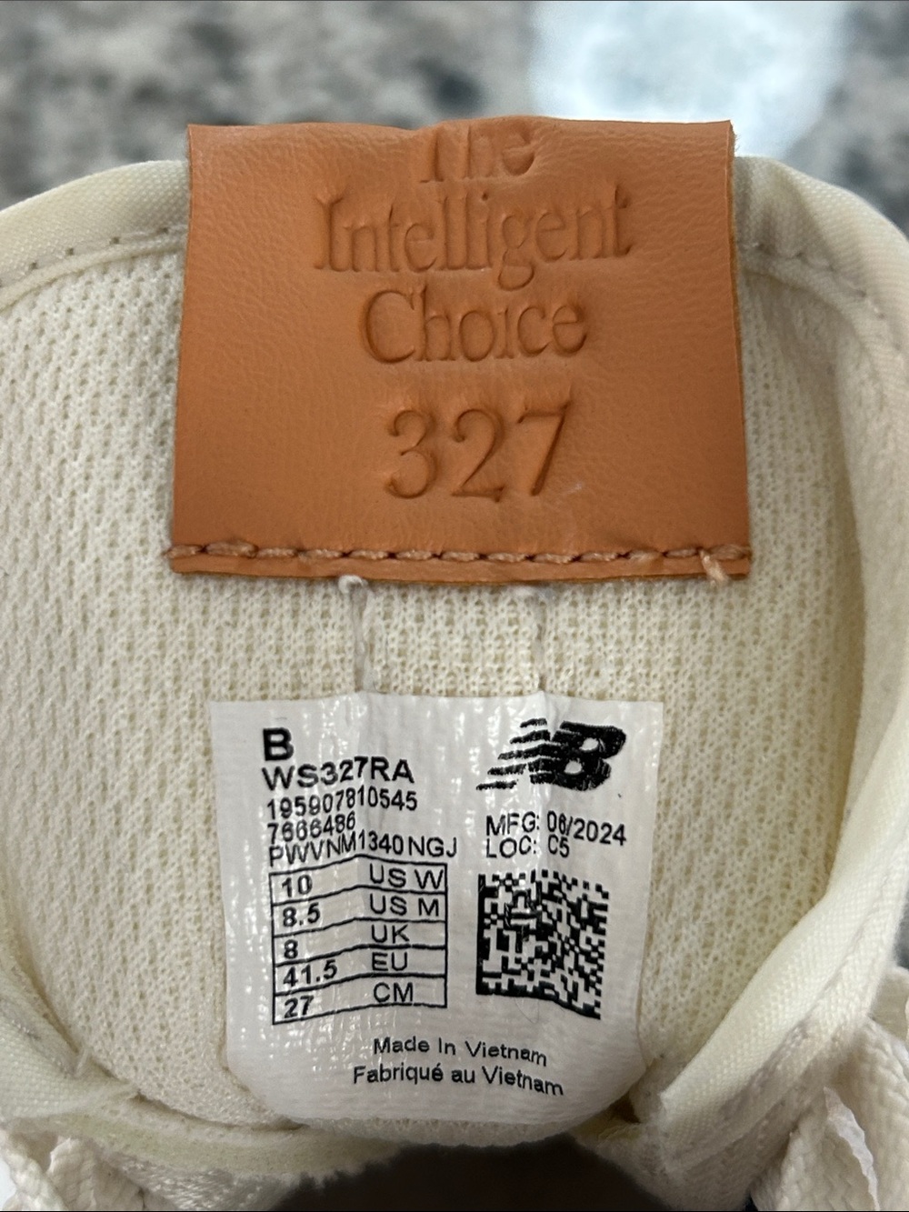New Balance 327 Sea Salt Rust Oxide Sneakers Women’s Size 10 - Picture 9 of 10